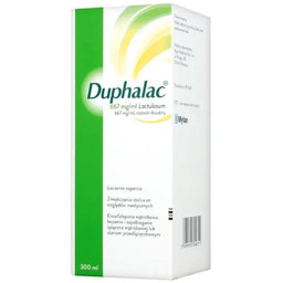 DUPHALAC Syrop 300 ml - Lek ułatwiający wypróżnianie