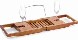 Zeller 13606 półka na wannę, bambus/metal chromowany, ok.