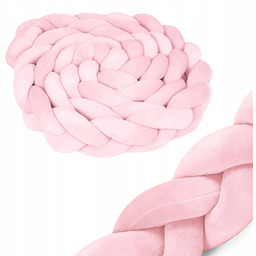 Otulacz Ochronny 3m XXL Ochraniacz Do Łóżeczka Warkocz