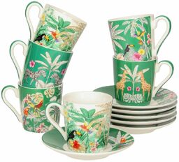 Zestaw filiżanek do espresso Exotic 6 szt., 8