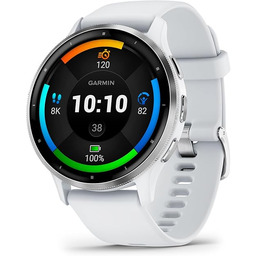 Garmin Kobiety Venu 3 010-02784-00 Smartwatch, Biały/Srebrny, M