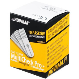 Novama, Paski testowe Multicheck Pro+ Cholesterol, 10 szt.