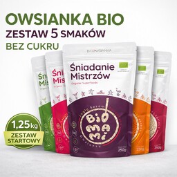 BIO Owsianka Śniadanie Mistrzów  zestaw 5 smaków