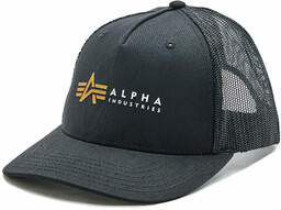 Czapka z daszkiem Alpha Industries Label 106901 Czarny