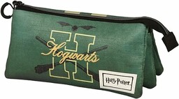 Harry Potter Howarsity -Piórnik Potrójny ECO, Zielony, 23