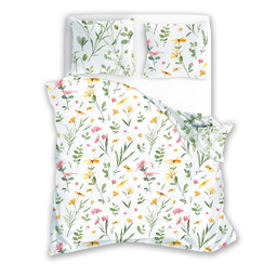 Faro Pościel satynowa 140x200 Milagro Verde 002 biała