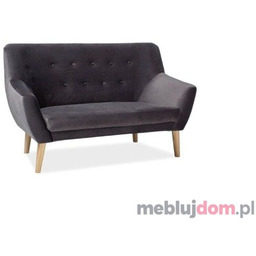 Sofa NORDIC 2 Signal Velvet Bluvel 14 szary