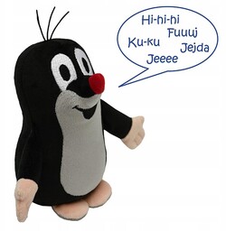 Maskotka Krecik Mówiący (z dźwiękiem) 16cm stojący (47911Y)