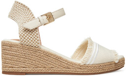 Espadryle Tommy Hilfiger Fringe Canvas Medium Wedge FW0FW08879