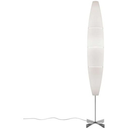Lampa Podłogowa Foscarini, ściemnialny, biały, salon, metal