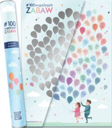 Plakat ze zdrapką dla dzieci. 100 wspólnych zabaw