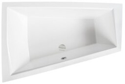 BESCO Wanna narożna INTIMA DUO 180x125 cm lewa