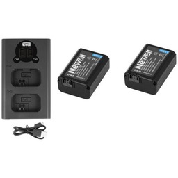 NEWELL Ładowarka dwukanałowa DL-USB-C + 2 akumulatory NP-FW50