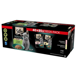 SHEBA Natures Collection Drobiowe smaki w galarecie- Junior