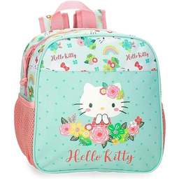 Hello Kitty Floral Kitty Plecak Przedszkole Zielony 23x25x10