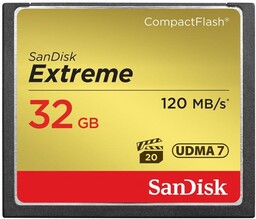 Karta pamięci SANDISK Extreme, Compact Flash, 32 GB,