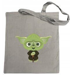 Torba na zakupy nadruk fun art YODA