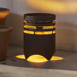 STAR TRADING Lampa solarna LED Marron, wysokość 25