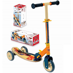 SMOBY Hulajnoga Trójkołowa Cars Auta Drewniana