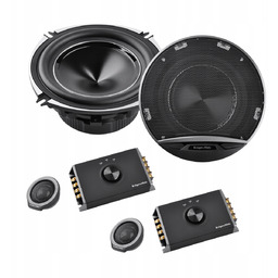 Głośniki samochodowe 5'' 100W tweeter bas zestaw
