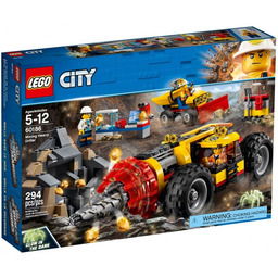 LEGO City, klocki Ciężkie wiertło górnicze, 60186