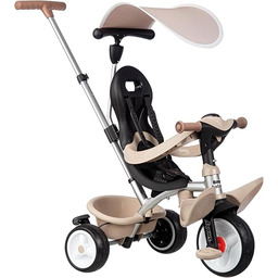 Smoby - Beżowy trójkołowy rowerek dziecięcy Baby Balade