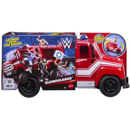 MATTEL Samochód WWE Slambulance karetka do rozbijania JMR51