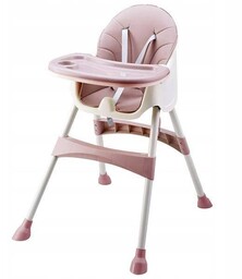 Fotelik 2 w 1 do karmienia dziecka, Pink