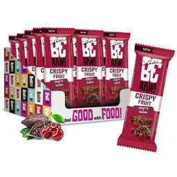 BERAW Baton proteinowy Crispy Fruit Wiśnia-kakao (15 x