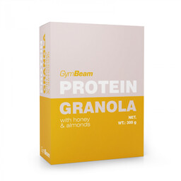 GymBeam Granola Proteinowa z Miodem i Migdałami 300