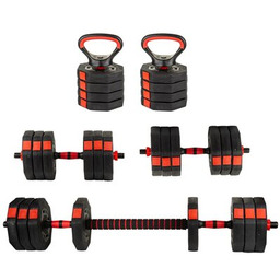 ENERO FIT Zestaw hantli 1039206 4w1 (2 x