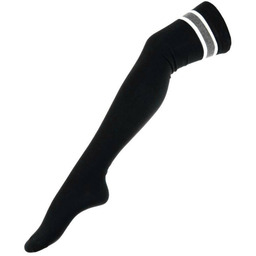 Moraj Czarne Zakolanówki Skarpety Damskie