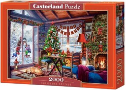 Puzzle 2000 elementów. Świąteczna Chata