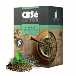 Yerba Mate CBSe Etiqueta Negra Hierbas Serranas 0,5kg