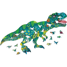 Hape Błyszczące puzzle "Dinozaur" 200 elementów