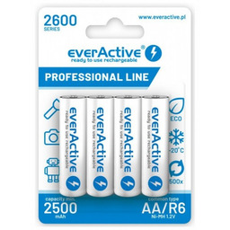 everActive Akumulatory paluszki R6/AA 2600 mAH, blister 4