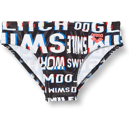 ARENA Chłopięce slipy kąpielówki Neon Glitch