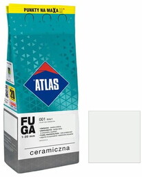ATLAS Fuga ceramiczna 001 biały 2kg