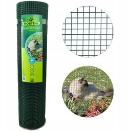 Siatka hodowlana zgrzewana Pcv oczko 13mm ,1x25m