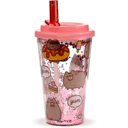 Puckator - Nietłukąca się szklanka ze słomką smakosze