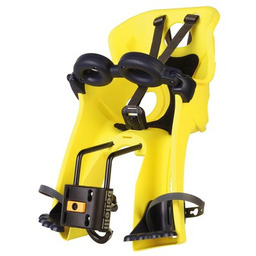 BELLELLI Fotelik rowerowy Freccia Przedni Rama 15kg Żółty