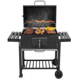 LUND Grill ogrodowy węglowy XXL 99917 Zamykany, żeliwny