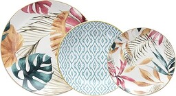 Tognana Tropical Rosè, Serwis obiadowy 18 sztuk, porcelana,