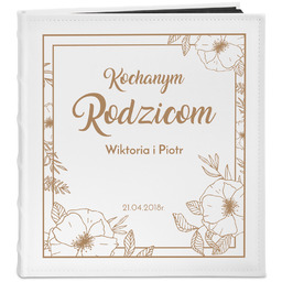 Album na zdjęcia z nadrukiem dla rodziców jako