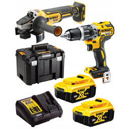 Zestaw wkrętarka DCD796P2 szlifierka DCG405 DeWalt