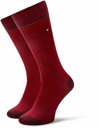 Skarpety Wysokie Męskie Tommy Hilfiger 701230606 Czerwony