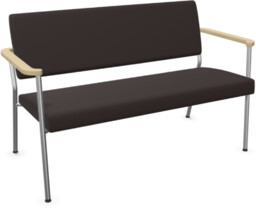 Sofa dwuosobowa Zone, do recepcji, do lobby, tapicerowana,