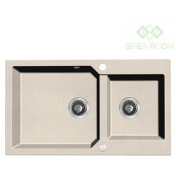 LAVEO SPM 4208 MILOS Zlewozmywak granitowy 2 komory