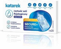 Duna Katarek ampułki Secure+ roztwór soli fizjologicznej NaCl