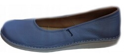 SKÓRZANE buty damskie lekkie popiel 39